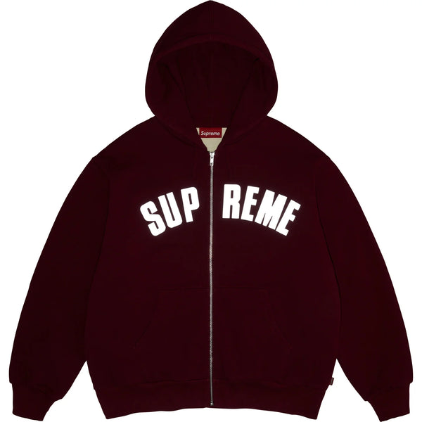 SUPREME ARC THERMAL LINED ZIP UP HOODED SWEATSHIRT