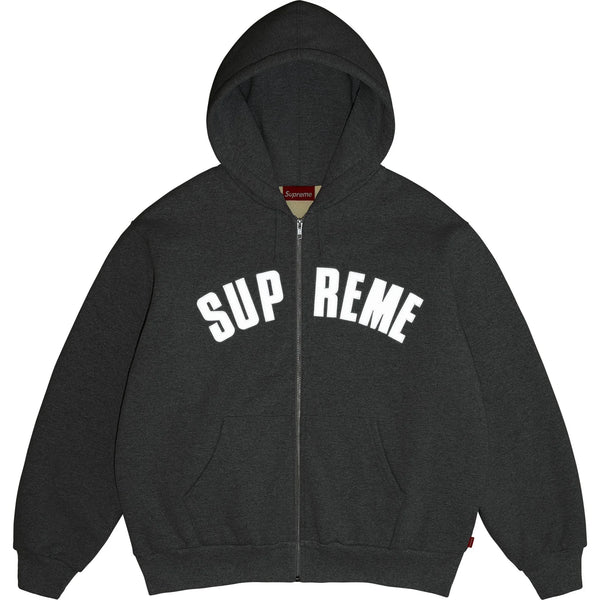 SUPREME ARC THERMAL LINED ZIP UP HOODED SWEATSHIRT