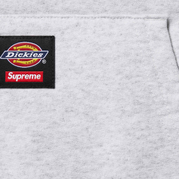 SUPREME DICKIES QUILTED LINED ZIP UP HOODED SWEATSHIRT