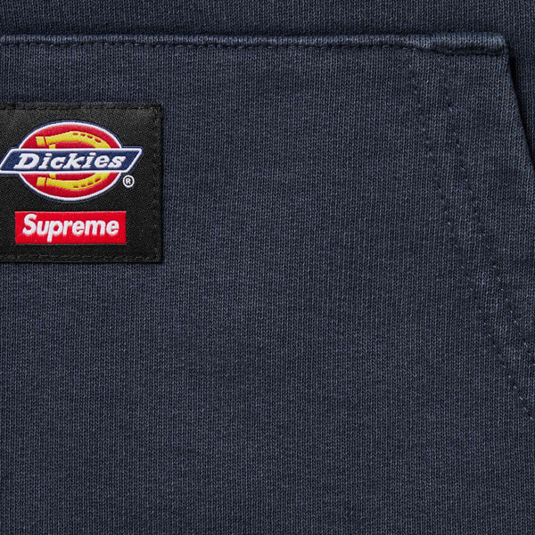 SUPREME DICKIES QUILTED LINED ZIP UP HOODED SWEATSHIRT