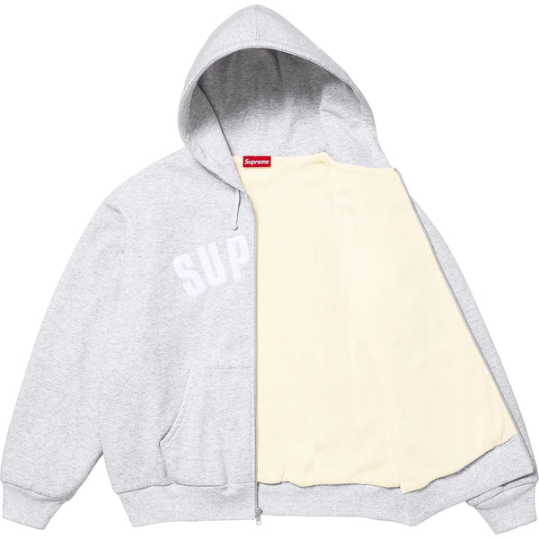 SUPREME ARC THERMAL LINED ZIP UP HOODED SWEATSHIRT