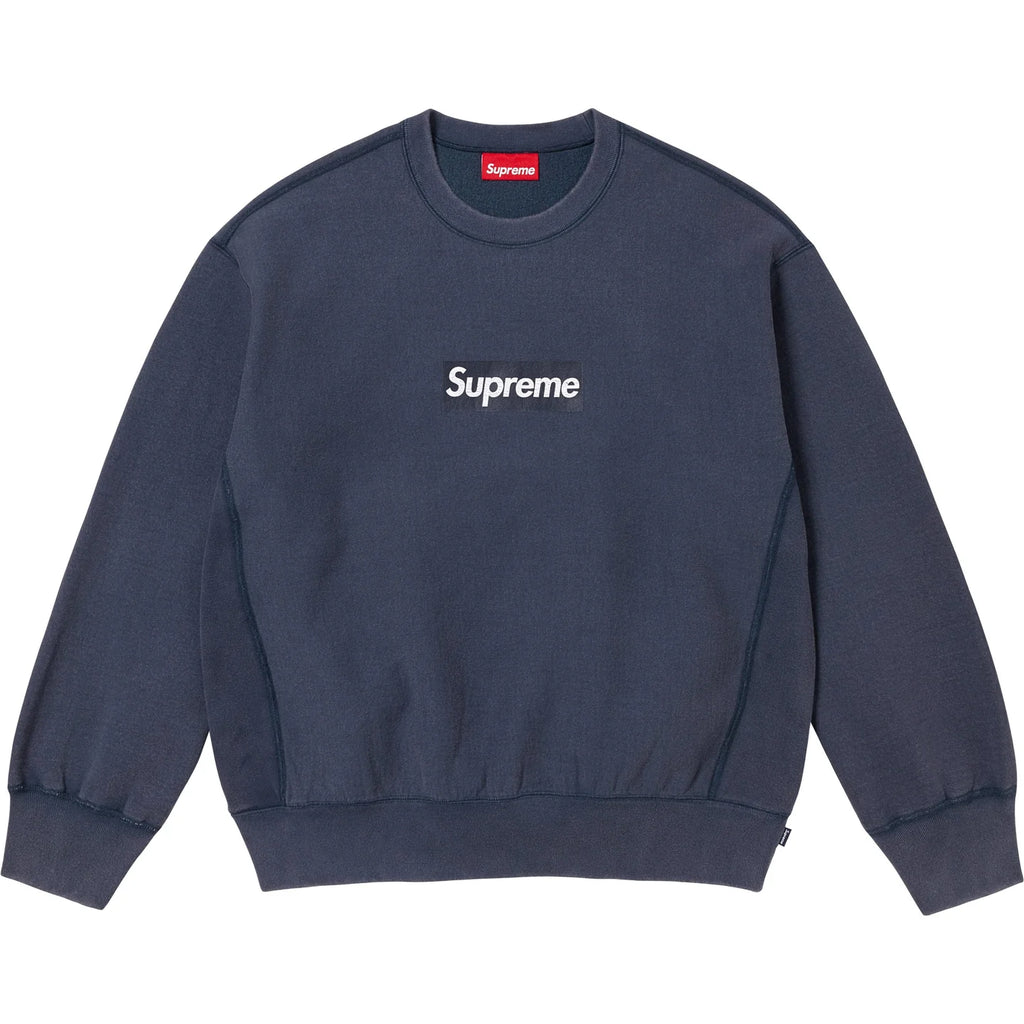 SUPREME WASHED BOX LOGO CREWNECK – Trade Point_HK SUPREME WASHED BOX LOGO CREWNECK – Trade Point_HK