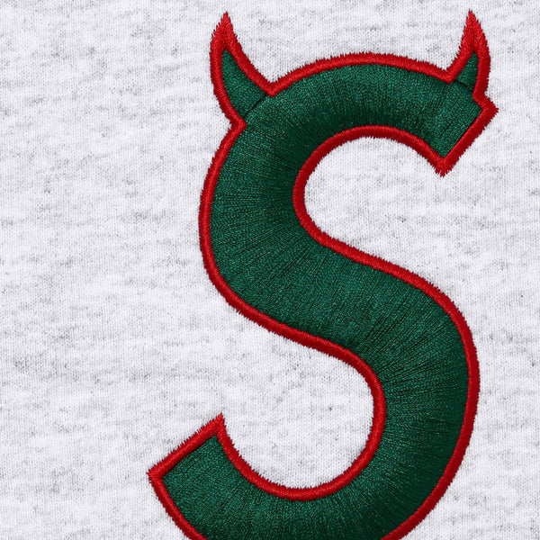 SUPREME DEVIL S LOGO ZIP UP HOODED SWEATSHIRT