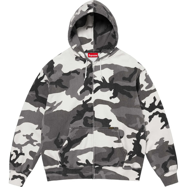 SUPREME WORK ZIP UP HOODED SWEATSHIRT