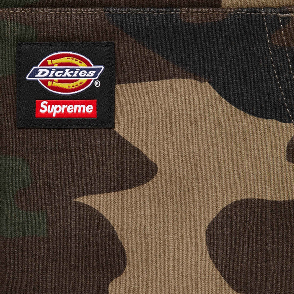 SUPREME DICKIES QUILTED LINED ZIP UP HOODED SWEATSHIRT