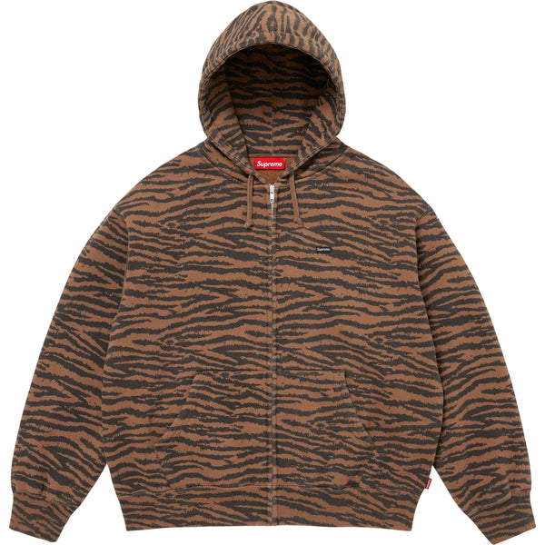 SUPREME SMALL BOX ZIP UP HOODED SWEATSHIRT SS26
