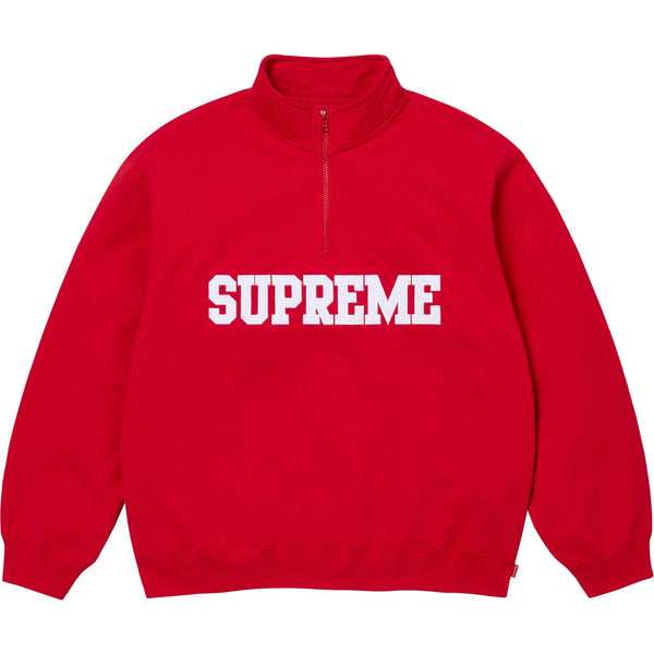 SUPREME COLLEGIATE LOGO HALF ZIP