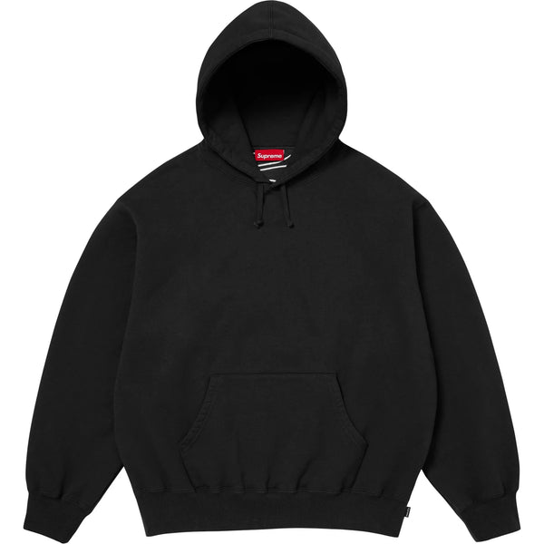 SUPREME SATIN APPLIQUE HOODED SWEATSHIRT FW25