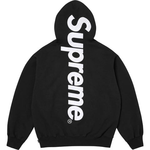 SUPREME SATIN APPLIQUE HOODED SWEATSHIRT FW25
