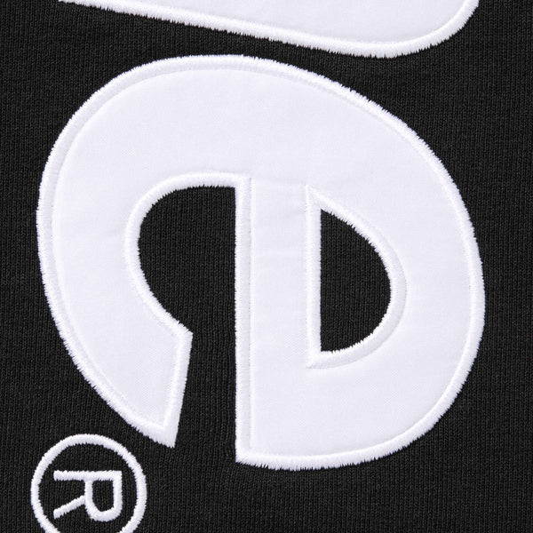 SUPREME SATIN APPLIQUE HOODED SWEATSHIRT FW25