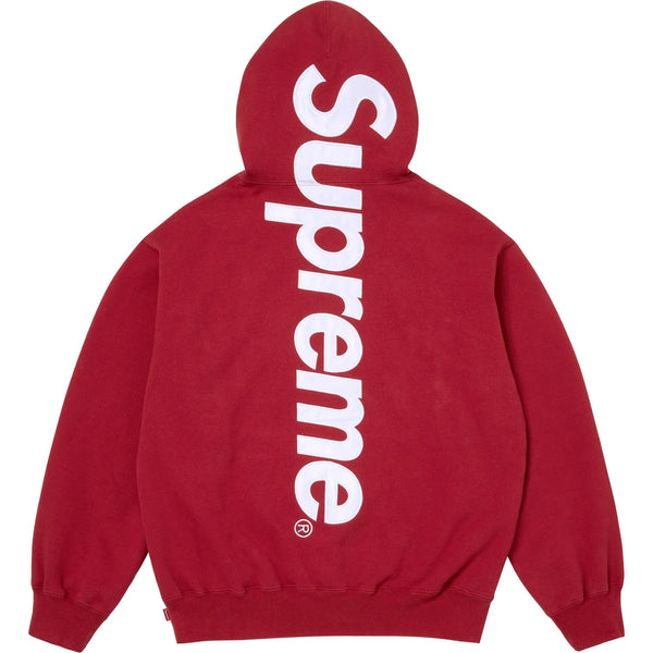 SUPREME SATIN APPLIQUE HOODED SWEATSHIRT FW25