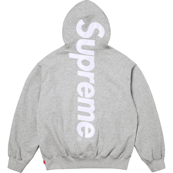 SUPREME SATIN APPLIQUE HOODED SWEATSHIRT FW25