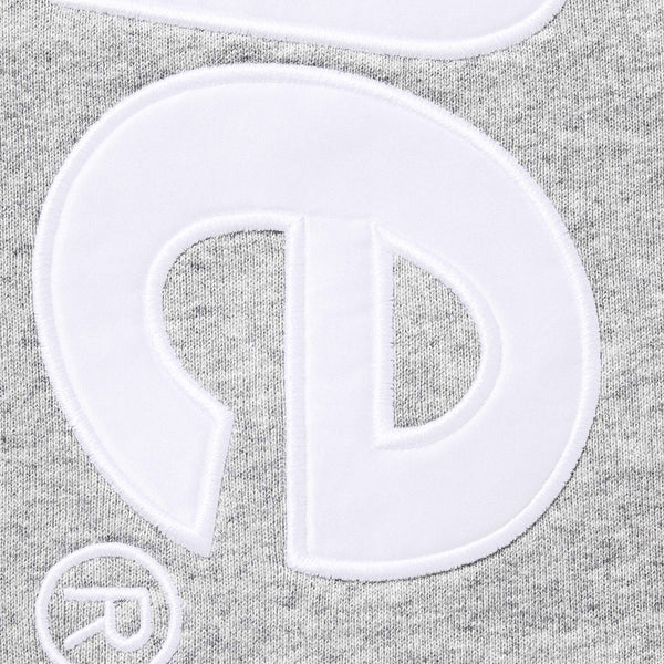 SUPREME SATIN APPLIQUE HOODED SWEATSHIRT FW25