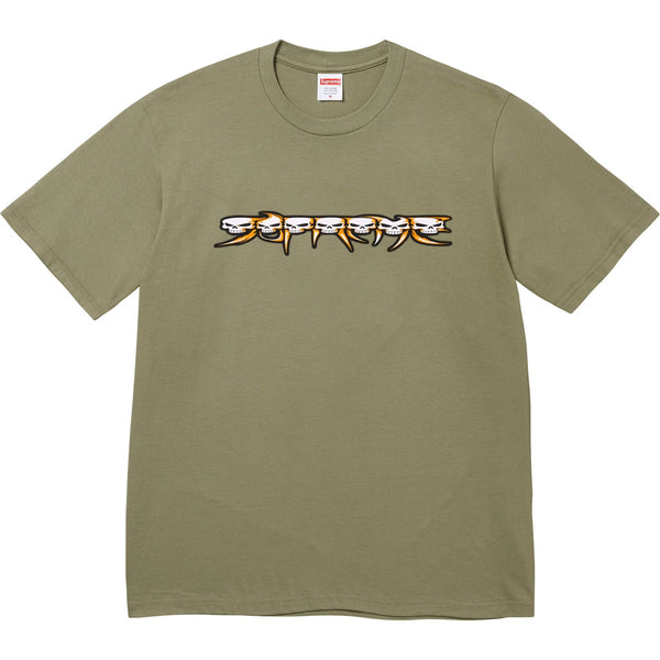 SUPREME SKULLS SPELLOUT TEE