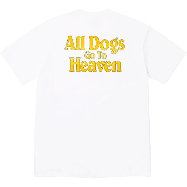 SUPREME ALL DOGS GO TO HEAVEN TEE