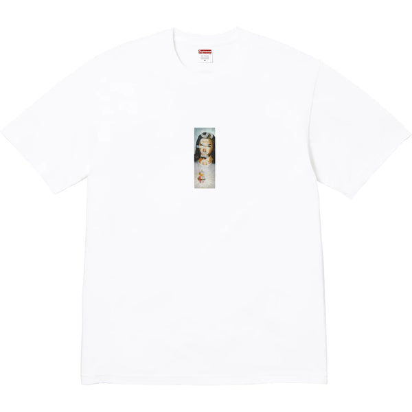 SUPREME PRAYER CARD BOX LOGO TEE
