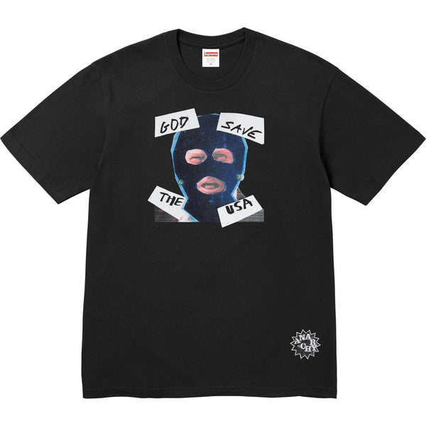 SUPREME GOD SAVE US TEE