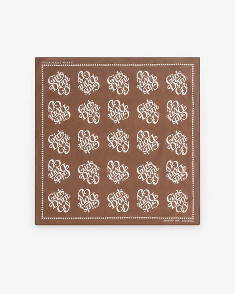 GIRLS DONT'T CRY LOGO BANDANA