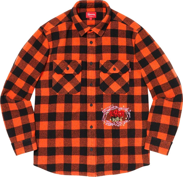 SUPREME 1-800 BUFFALO PLAID SHIRT