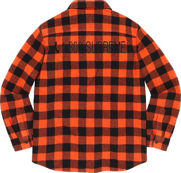 SUPREME 1-800 BUFFALO PLAID SHIRT
