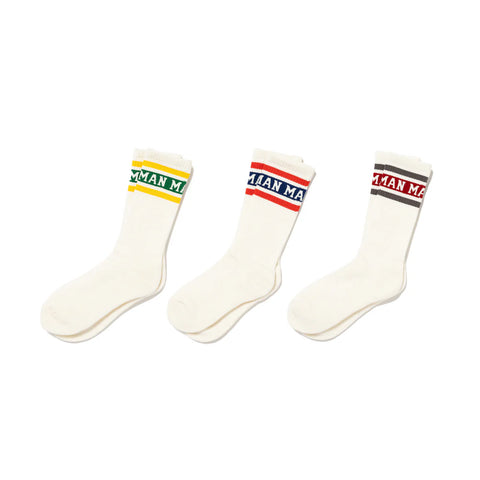 HUMAN MADE LINE SOCKS