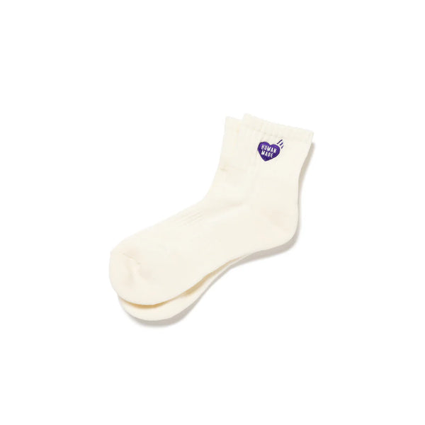 HUMAN MADE PILE SHORT SOCKS (PURPLE HEART)