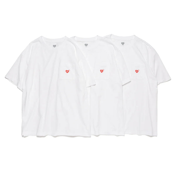 HUMAN MADE 3-PACK POCKET T-SHIRT SET