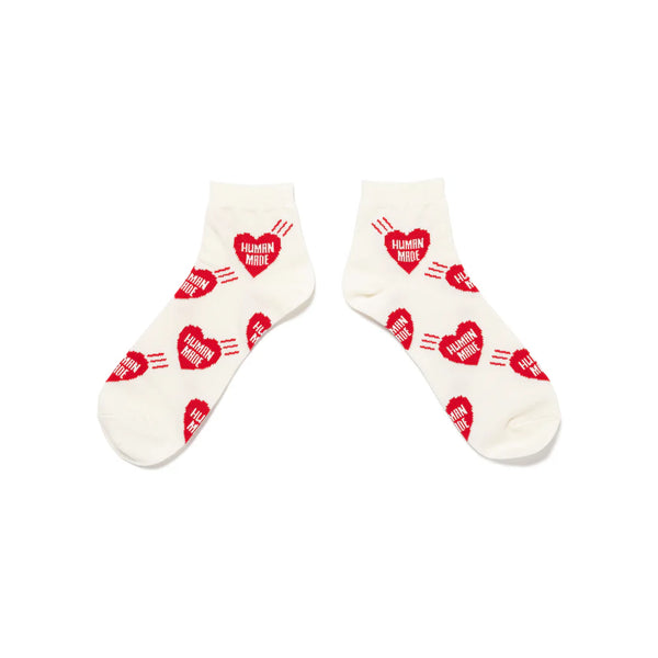 HUMAN MADE HEART SHORT SOCKS FW25