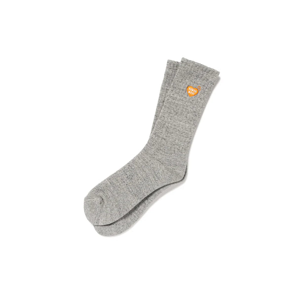 HUMAN MADE PILE SOCKS(ORANGE HEART)
