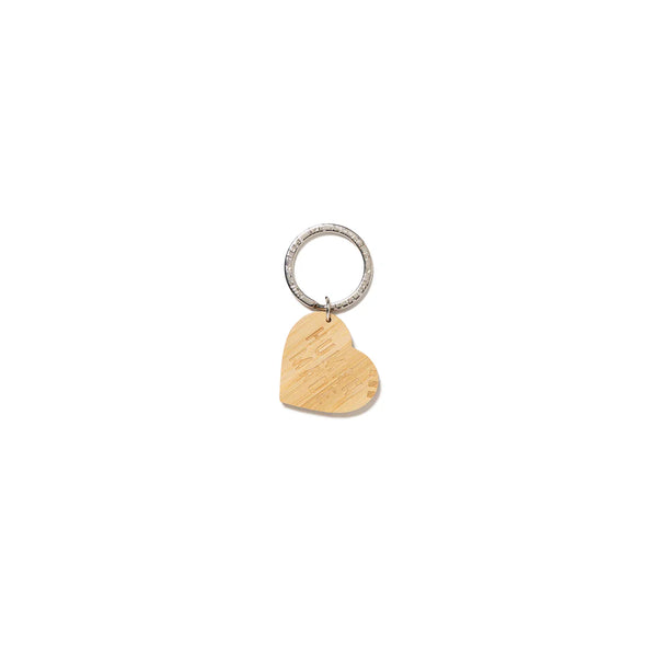 HUMAN MADE HEART BAMBOO KEYRING