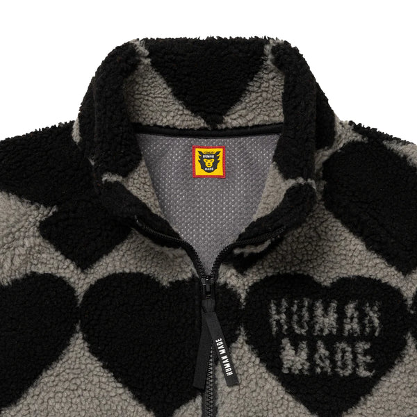 HUMAN MADE HEART FLEECE JACKET