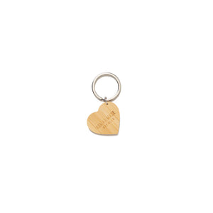 HUMAN MADE HEART BAMBOO KEYRING
