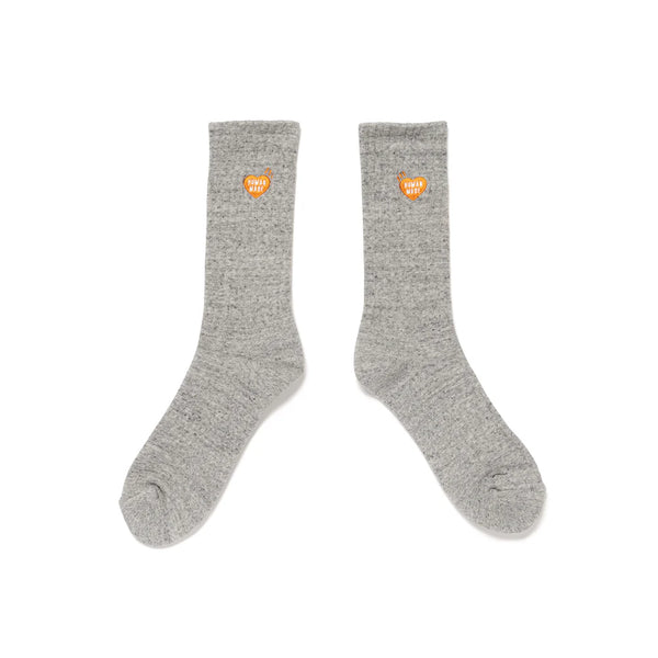HUMAN MADE PILE SOCKS(ORANGE HEART)