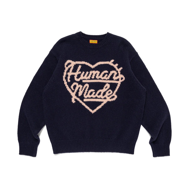 HUMAN MADE HEART KNIT SWEATER HM30CS035