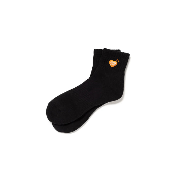 HUMAN MADE SHORT PILE SOCKS(ORANGE HEART)