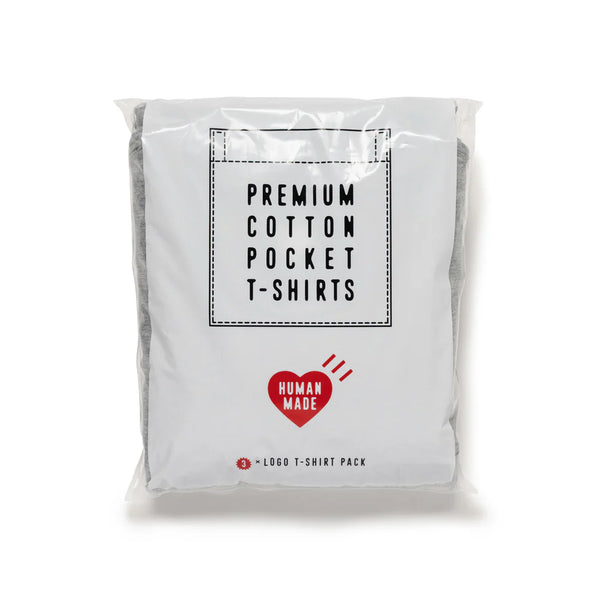 HUMAN MADE 3-PACK POCKET T-SHIRT SET