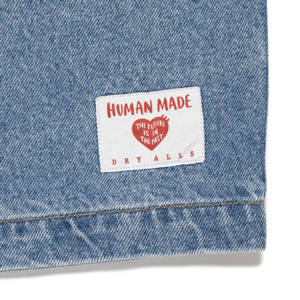 HUMAN MADE DENIM PAINTER SHORTS