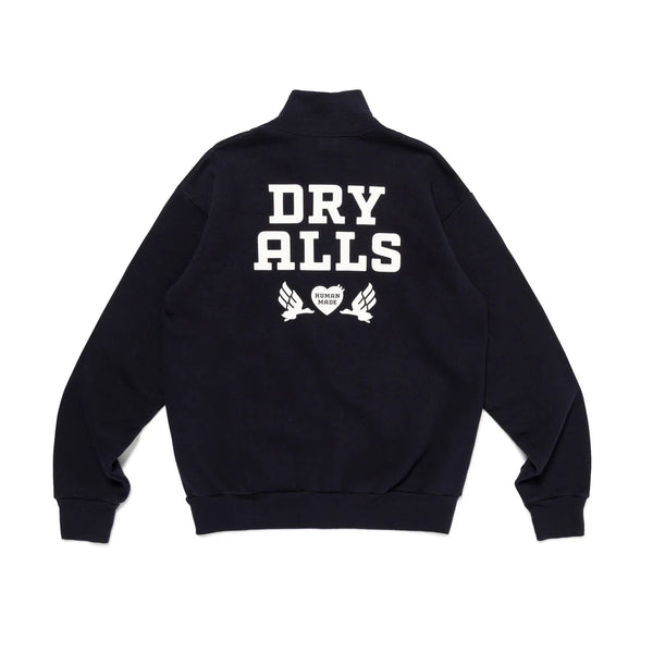 HUMAN MADE HALF-ZIP SWEATSHIRT HM30CS010