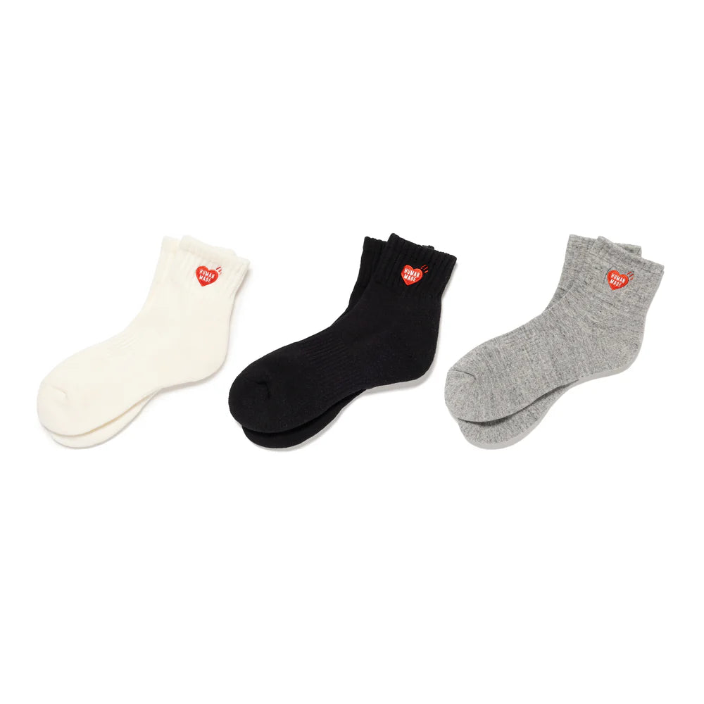 HUMAN MADE SHORT PILE SOCKS(RED HEART)