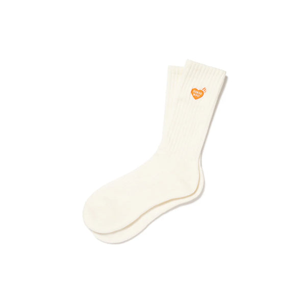 HUMAN MADE PILE SOCKS(ORANGE HEART)