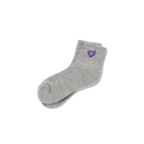 HUMAN MADE PILE SHORT SOCKS (PURPLE HEART)