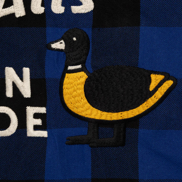 HUMAN MADE CHECK HALF-ZIP SHIRT HM31SH009