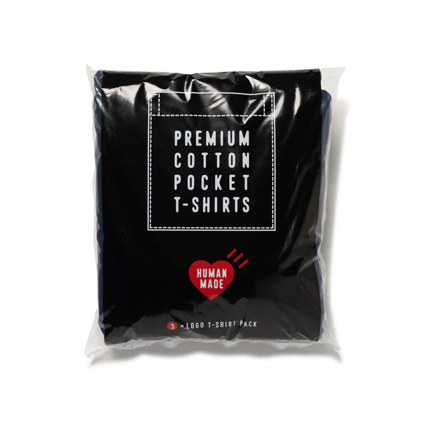 HUMAN MADE 3-PACK POCKET T-SHIRT SET