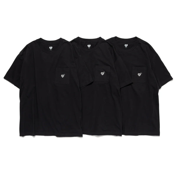 HUMAN MADE 3-PACK POCKET T-SHIRT SET