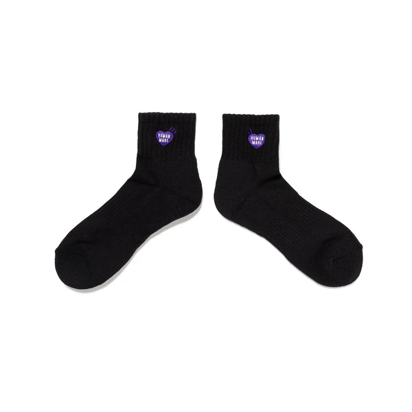 HUMAN MADE PILE SHORT SOCKS (PURPLE HEART)