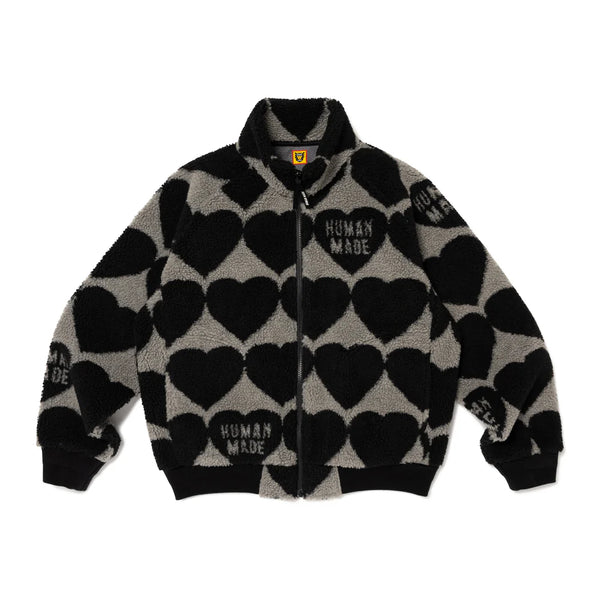 HUMAN MADE HEART FLEECE JACKET