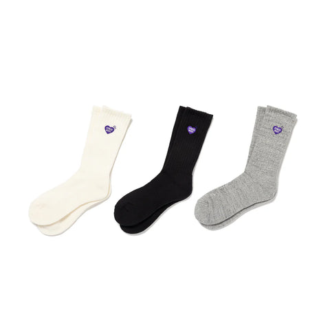 HUMAN MADE PILE SOCKS (PURPLE HEART)