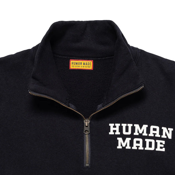 HUMAN MADE HALF-ZIP SWEATSHIRT HM30CS010