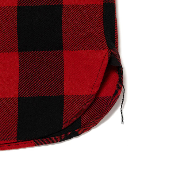 HUMAN MADE CHECK HALF-ZIP SHIRT HM31SH009