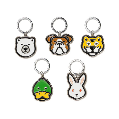 HUMAN MADE ANIMAL HEAD KEYRING